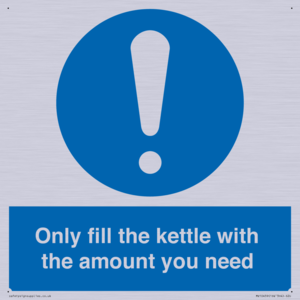 Only fill the kettle with the amount you need